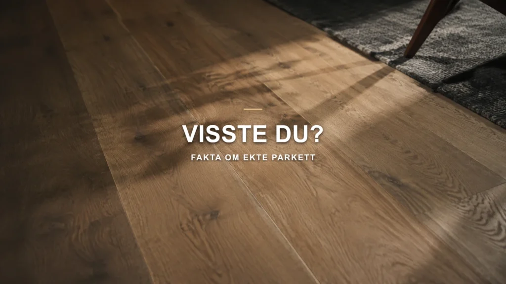 Parkettfakta – visste du dette? | WooDeal