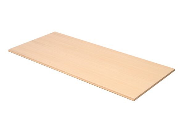 Veggpanelet i MDF med naturlig eikefiner, ubehandlet – 600 × 19 × 2750 mm