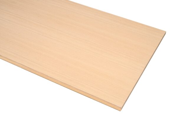 Veggpanelet i MDF med naturlig eikefiner, ubehandlet – 600 × 19 × 2750 mm - Bilde 3