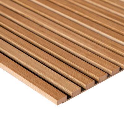 Eik spilepanel – 26 × 10 mm med 14 mm mellomrom