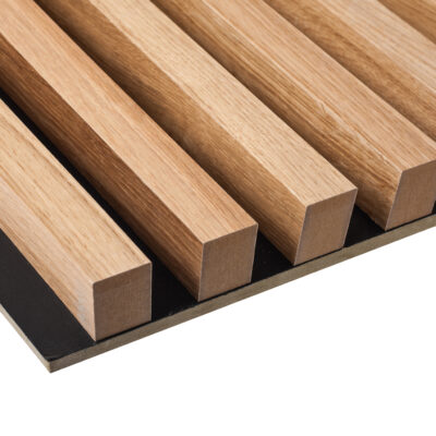 Eik spilepanel – 26 × 40 mm med 24 mm mellomrom