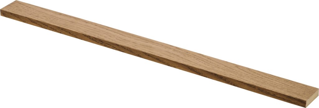 Eikespiler i MDF med naturlig eikefiner – 40 × 10 × 2780 mm