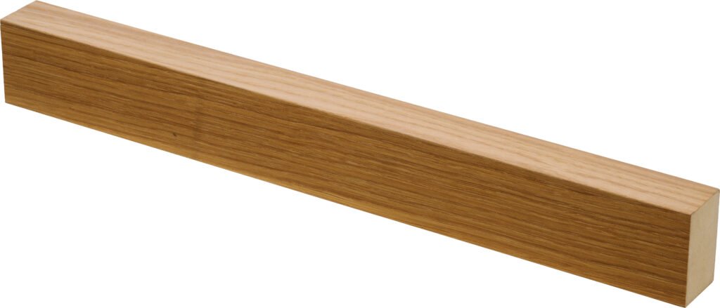 Eikespiler i MDF med naturlig eikefiner – 40 × 60 × 2780 mm