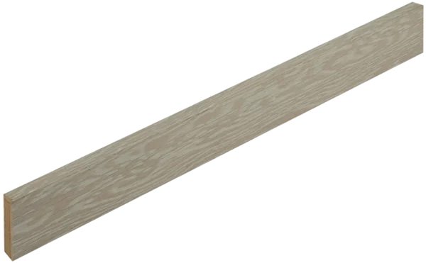 Gulvlist, Eik børstet, Live Pure lakk hvit, 14x55x2180mm