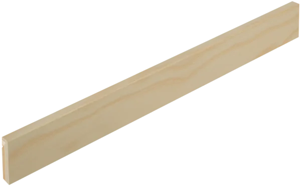 Gulvlist, Ask hvit, Live Matt lakk, 14x55x2180mm