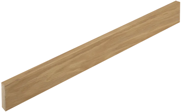 Gulvlist, Eik børstet, Live Natural olje, hvit, 14x55x2180mm