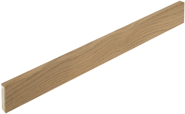 Gulvlist, Eik, Live Matt lakk hvit, 14x55x2180mm