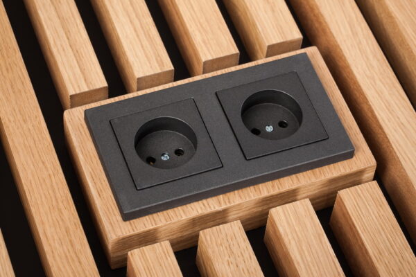 Eik spilepanel – 26 × 20 mm med 24 mm mellomrom - Bilde 4
