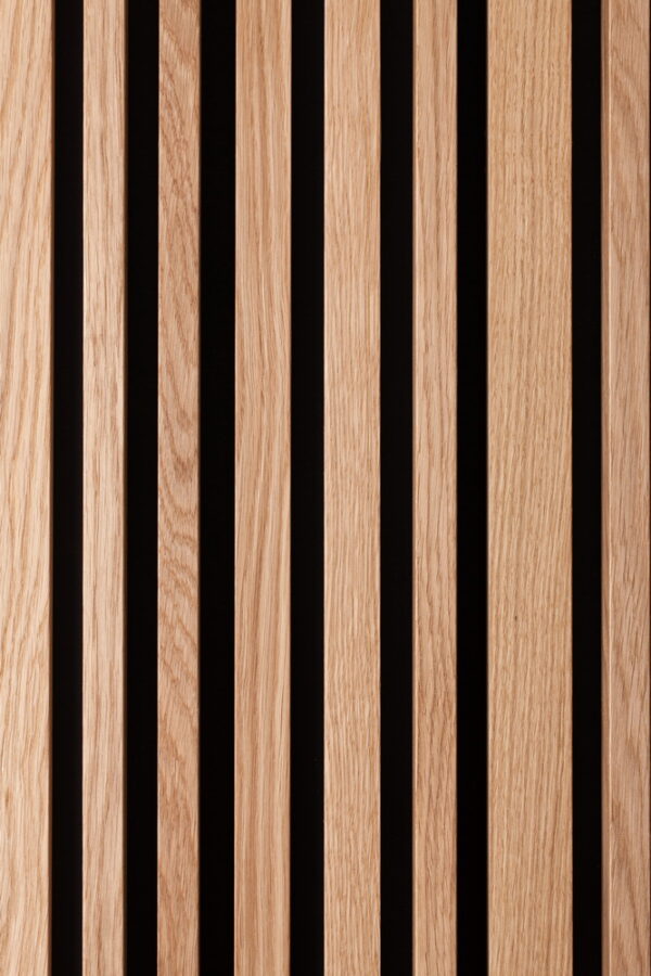 Eik spilepanel med varierende bredde og dybder, 15 mm mellomrom - Bilde 3