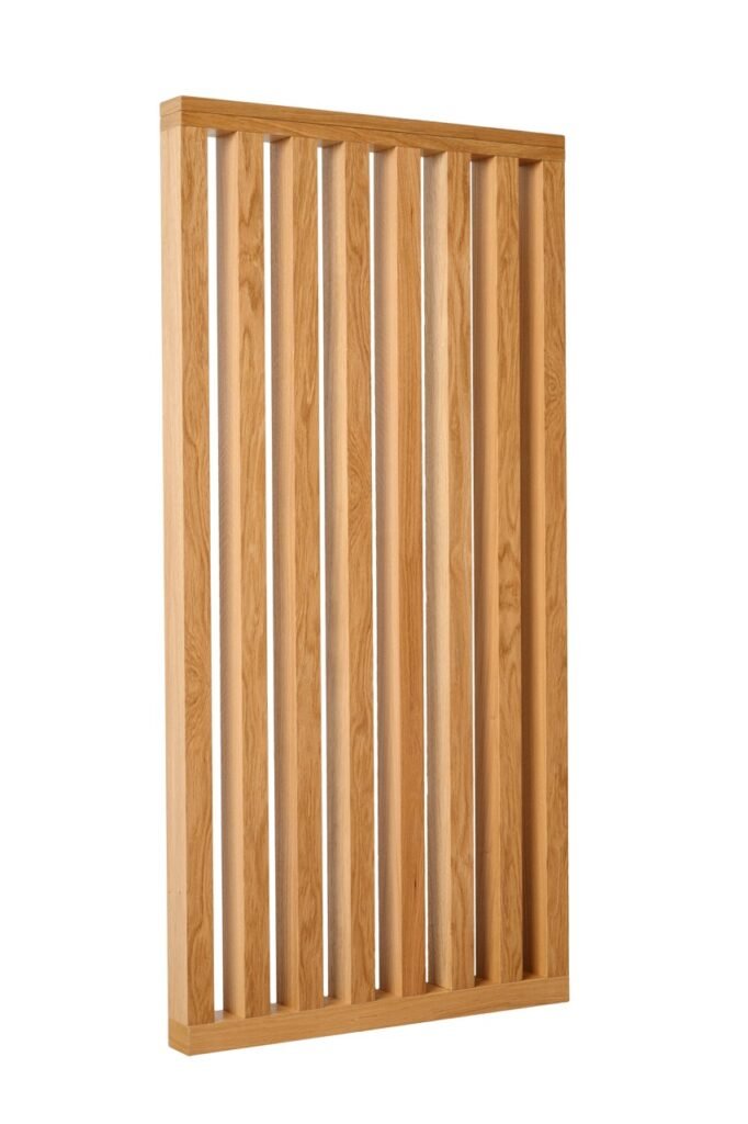 Spilevegg i eik – 40x60 mm – 40 mm mellomrom Spilevegg i eik – 40x60 mm – 40 mm mellomrom