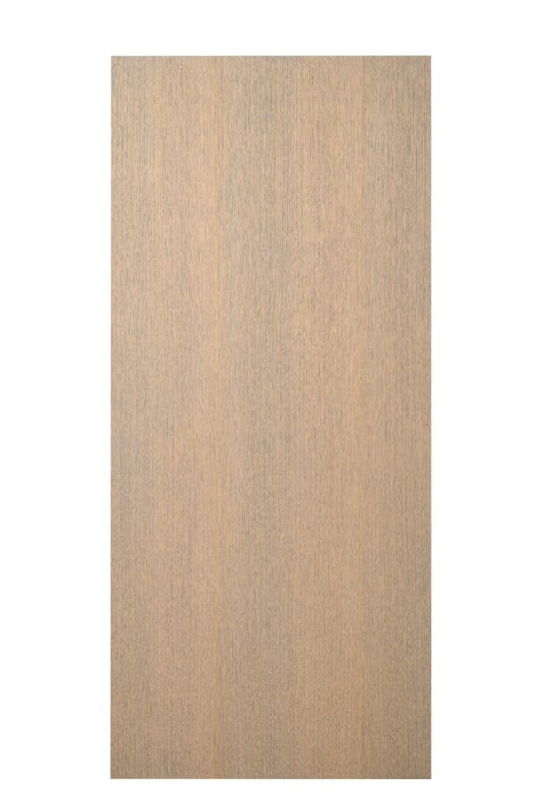 Veggpanelet i MDF med naturlig eikefiner, Lys grå – 600 × 19 × 2750 mm - Bilde 3