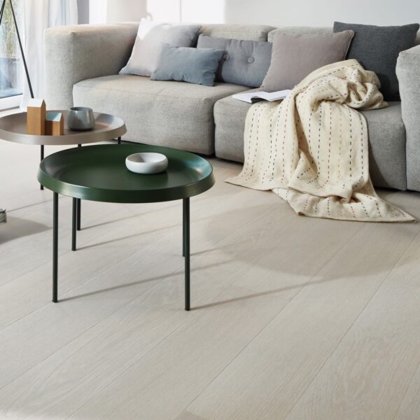 Parkett Boen Castle Eik Andante Live Pure White - Bilde 2
