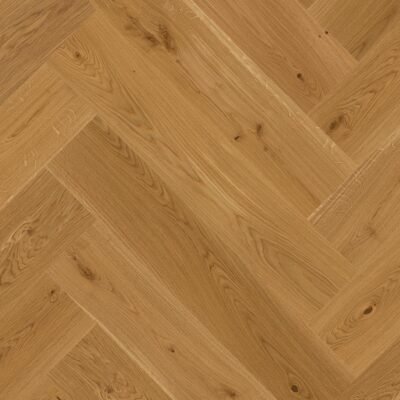 Eik parkett i fiskebensmønster