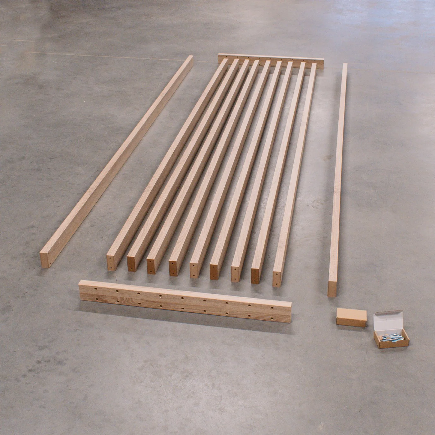 Frittstående spilevegg 30×70 med 50 mellomrom – Finish Foil (Sonoma Eik) Frittstående spilevegg 30×70 med 50 mellomrom – Finish Foil (Sonoma Eik) - Bilde 5