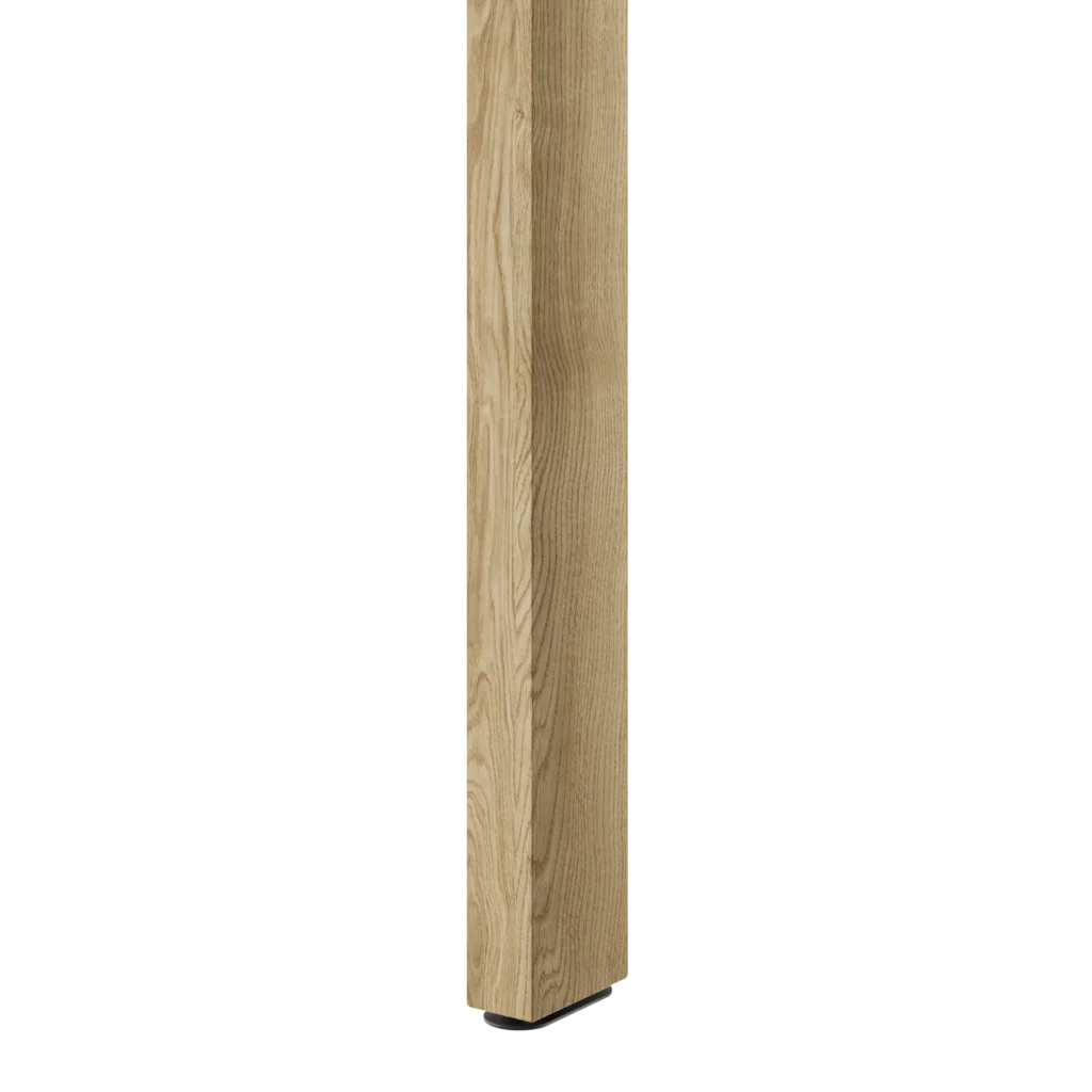 Frittstående spiler 30×70×2750 mm med rotasjonsmekanisme – Naturlig Eikefiner (Transparent olje)