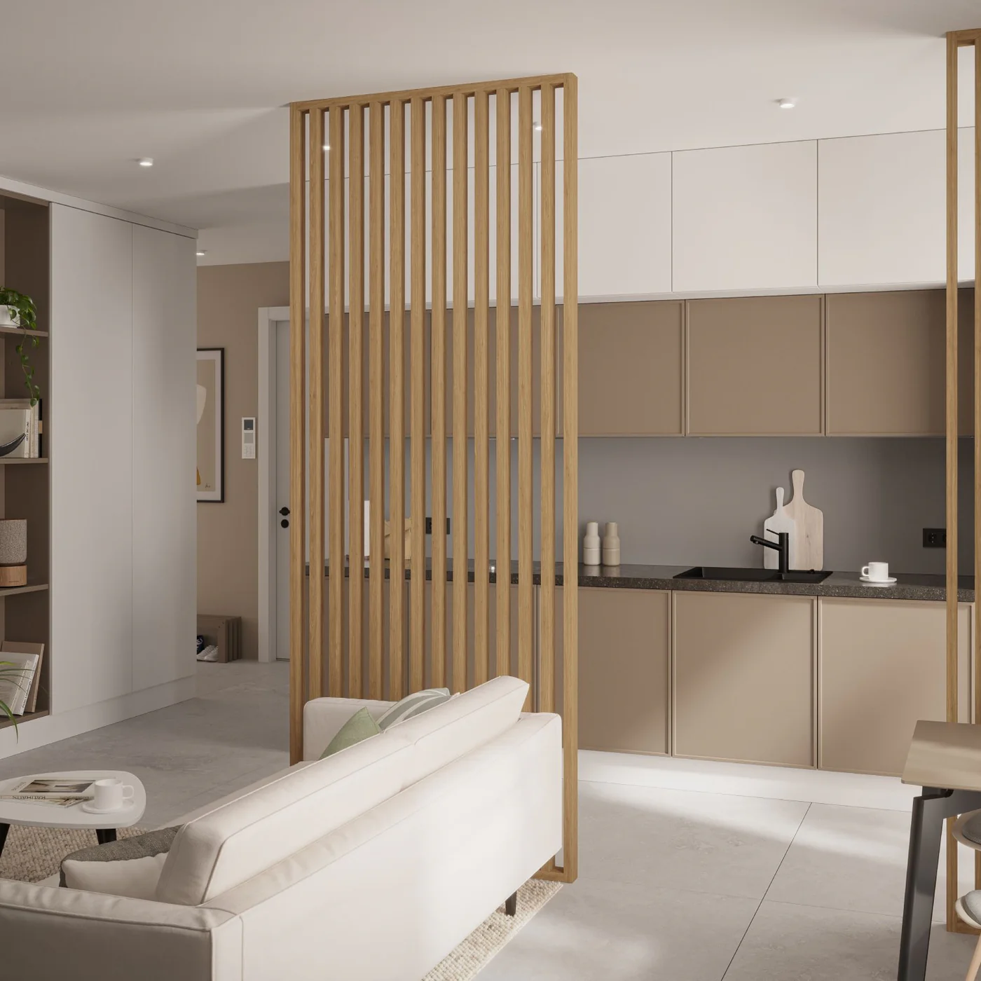 Frittstående spilevegg 30×70 med 50 mellomrom – Finish Foil (Natur Eik) Frittstående spilevegg 30×70 med 50 mellomrom – Finish Foil (Natur Eik) - Bilde 2