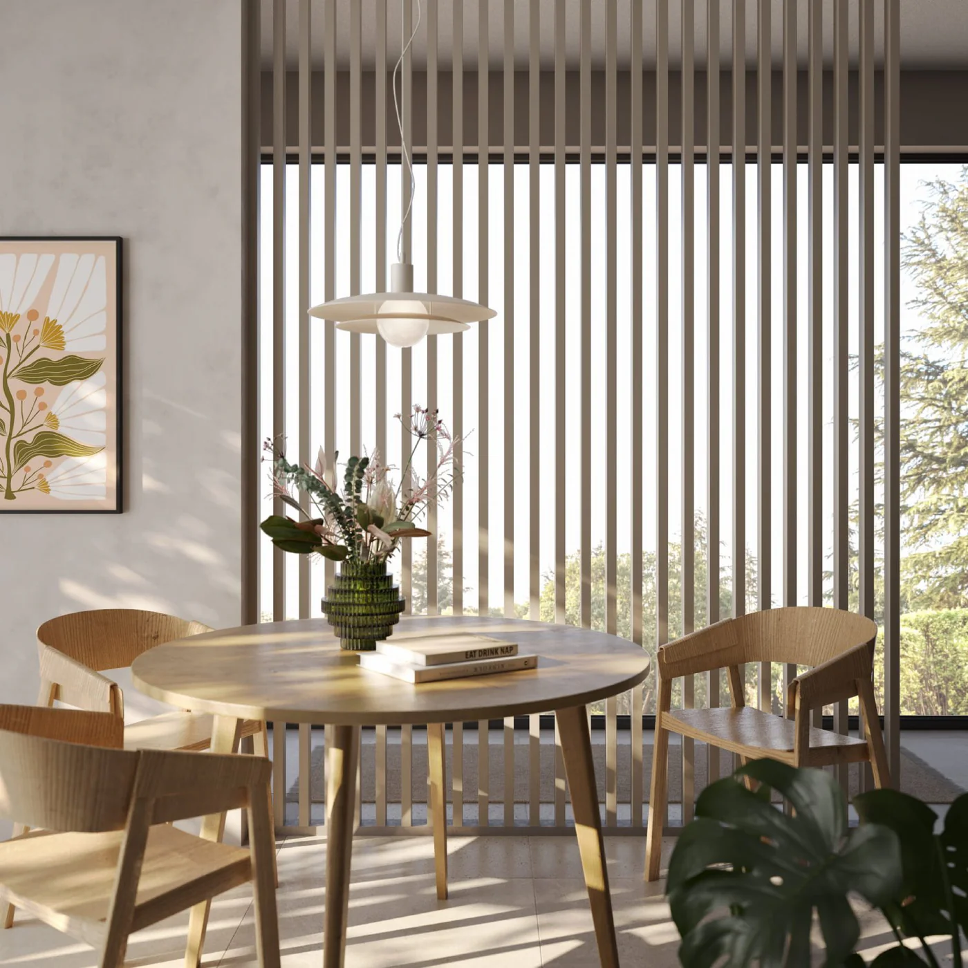 Frittstående spilevegg 30×70 med 50 mellomrom – Finish Foil (Sand Beige) Frittstående spilevegg 30×70 med 50 mellomrom – Finish Foil (Sand Beige) - Bilde 5