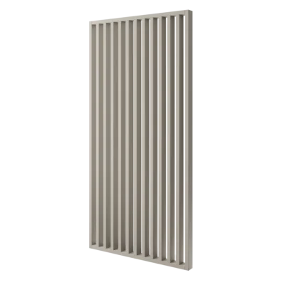 Frittstående spilevegg 30×70 med 50 mellomrom – Finish Foil (Sand Beige)