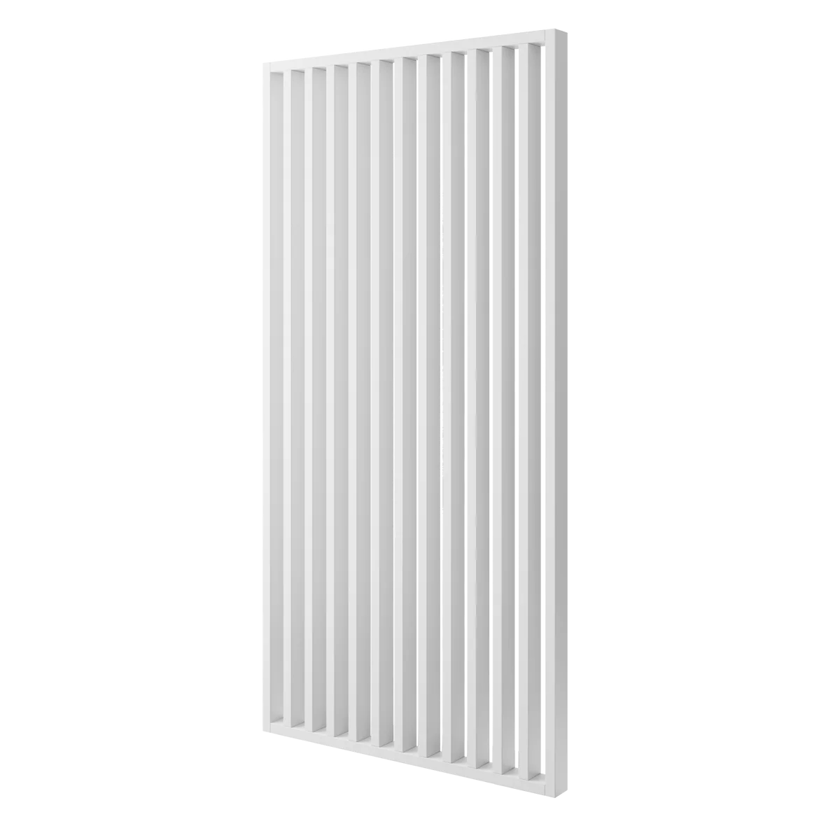 Frittstående spilevegg 30×70 med 50 mellomrom – Finish Foil (Hvit Matt) Frittstående spilevegg 30×70 med 50 mellomrom – Finish Foil (Hvit Matt)