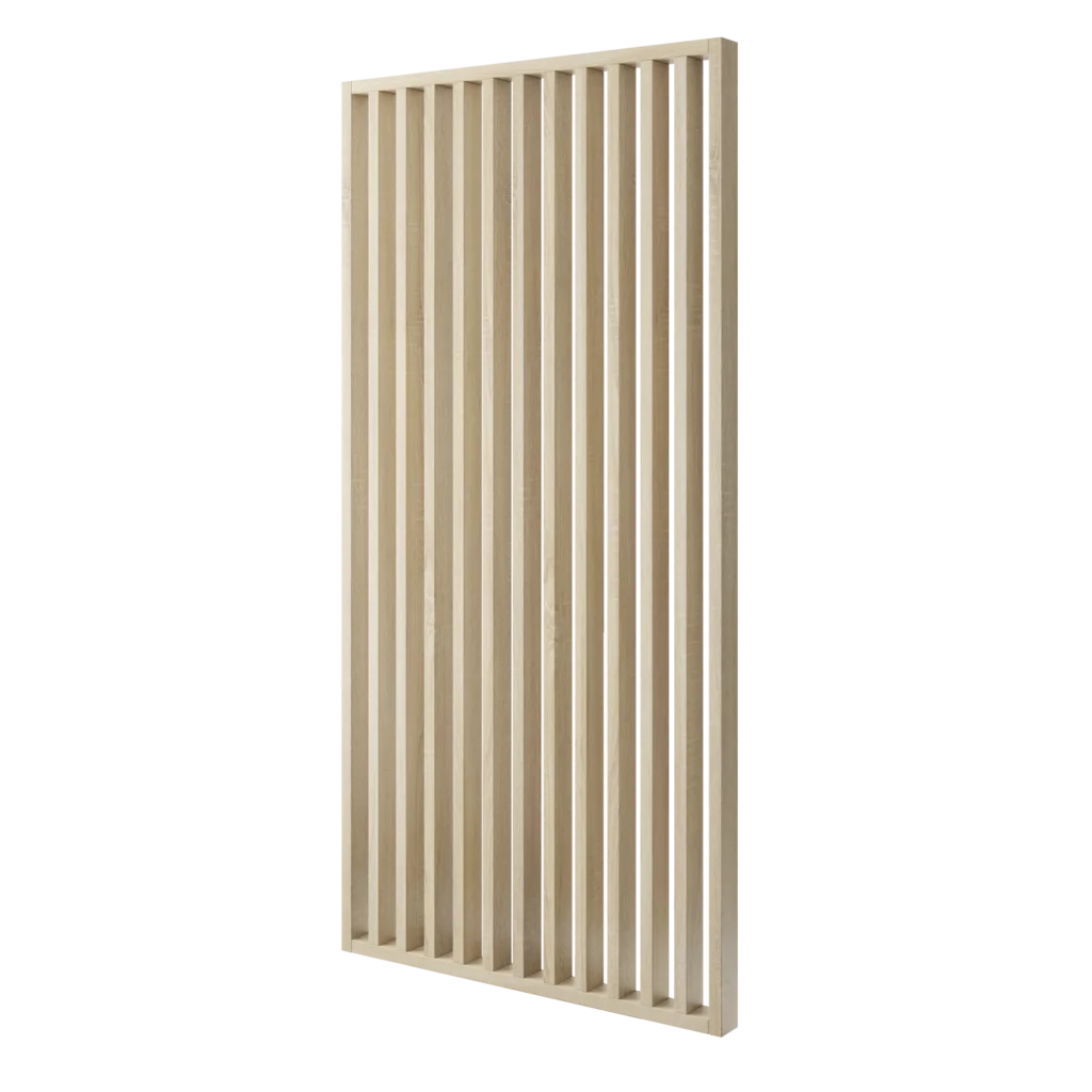 Frittstående spilevegg 30×70 med 50 mellomrom – Finish Foil (Sonoma Eik)