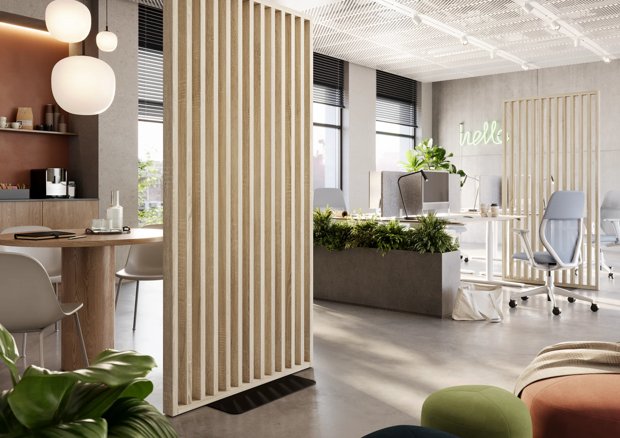 Frittstående spilevegg med base 30×70 med 50 mellomrom – Finish Foil (Sonoma Eik) Frittstående spilevegg med base 30×70 med 50 mellomrom – Finish Foil (Sonoma Eik) - Bilde 2