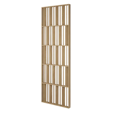 Spilevegg Japandi – Naturlig Eikefiner (Transparent olje)