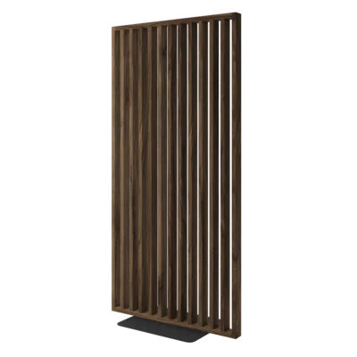 Frittstående spilevegg med base 30×70 med 50 mellomrom – Finish Foil (Classic Valnøtt)