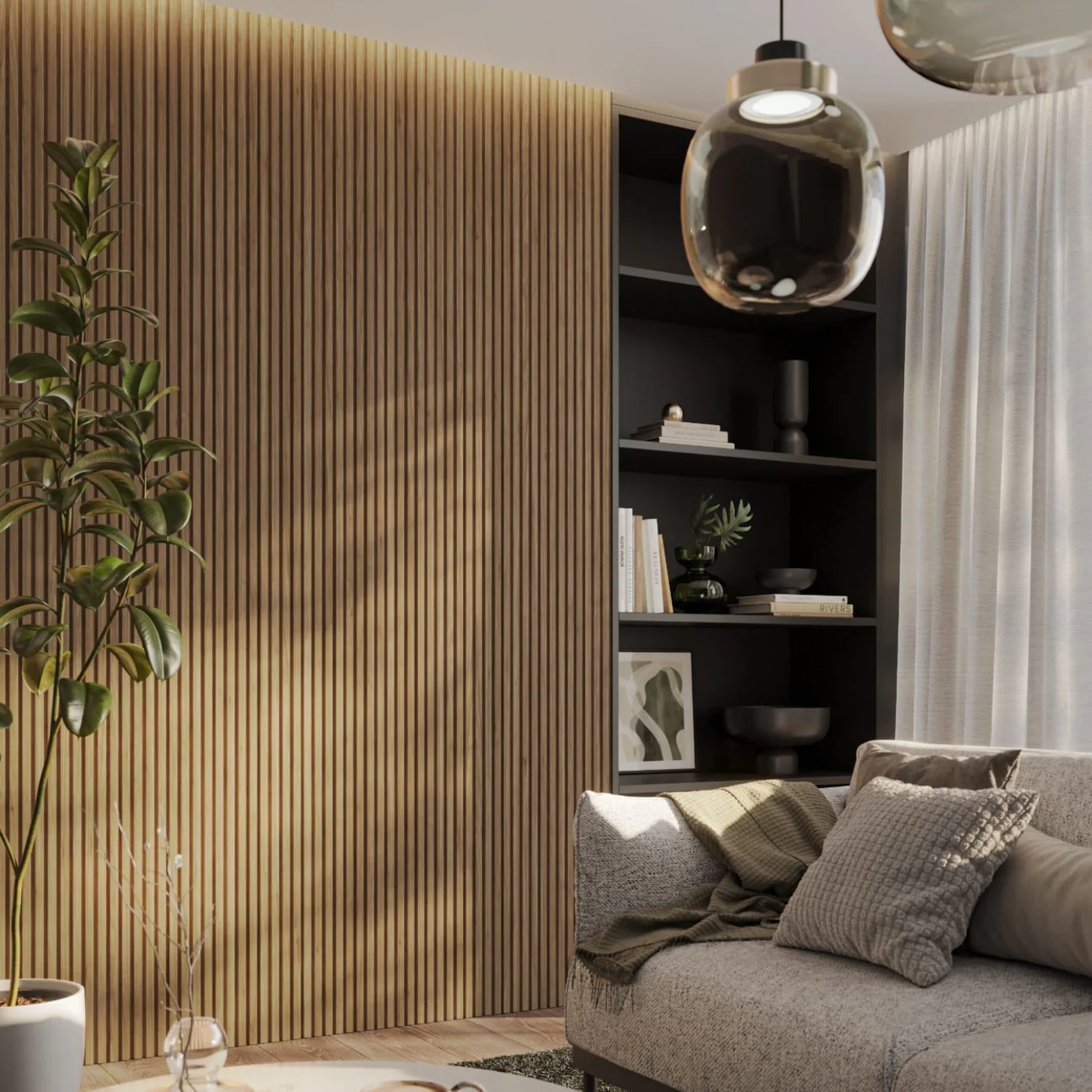 Mikrolamellpanel – MINI – Finish Foil (Natur Eik) Mikrolamellpanel – MINI – Finish Foil (Natur Eik) - Bilde 2