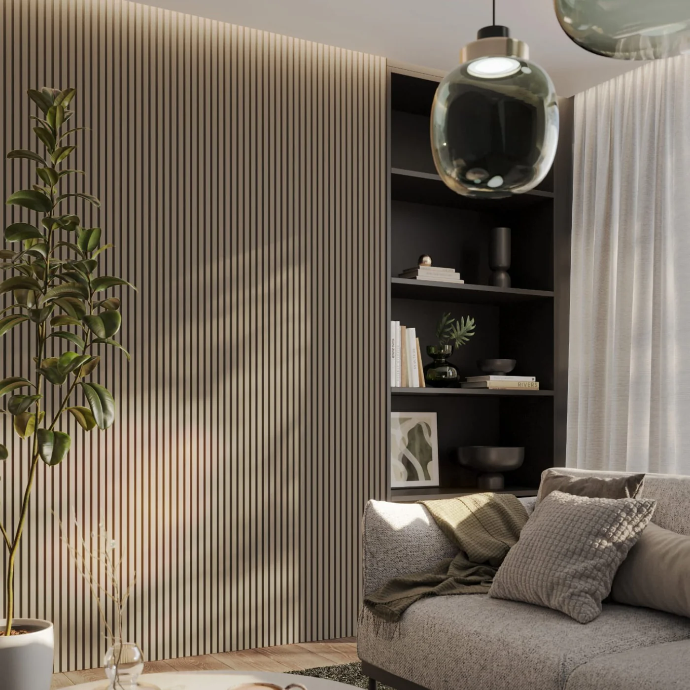 Mikrolamellpanel – MINI – Finish Foil (Sand Beige) Mikrolamellpanel – MINI – Finish Foil (Sand Beige) - Bilde 2