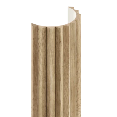 Lameller på stoff – TOPP – naturlig eikefinér