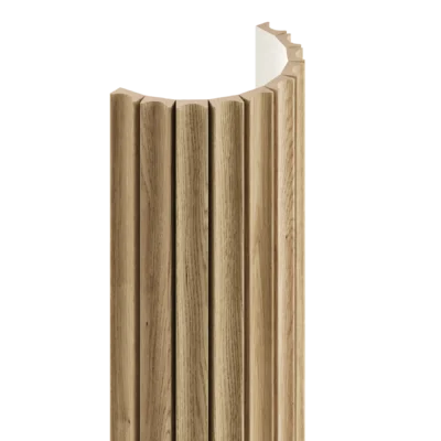 Lameller på stoff – VIK – naturlig eikefinér