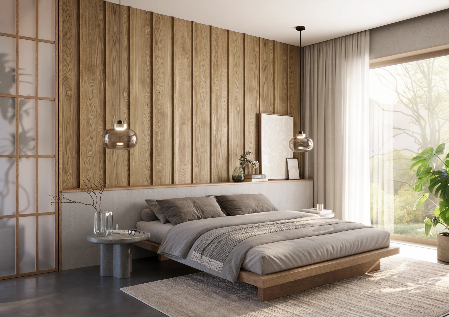 Japandi panel – naturlig eikefinér Japandi panel – naturlig eikefinér - Bilde 2