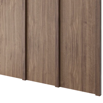 Japandi panel – naturlig finér i amerikansk valnøtt