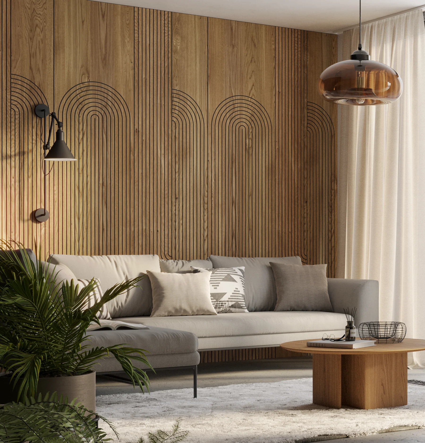 Freste dekorpanel – Kyoto – naturlig eikefiner Freste dekorpanel – Kyoto – naturlig eikefiner - Bilde 2