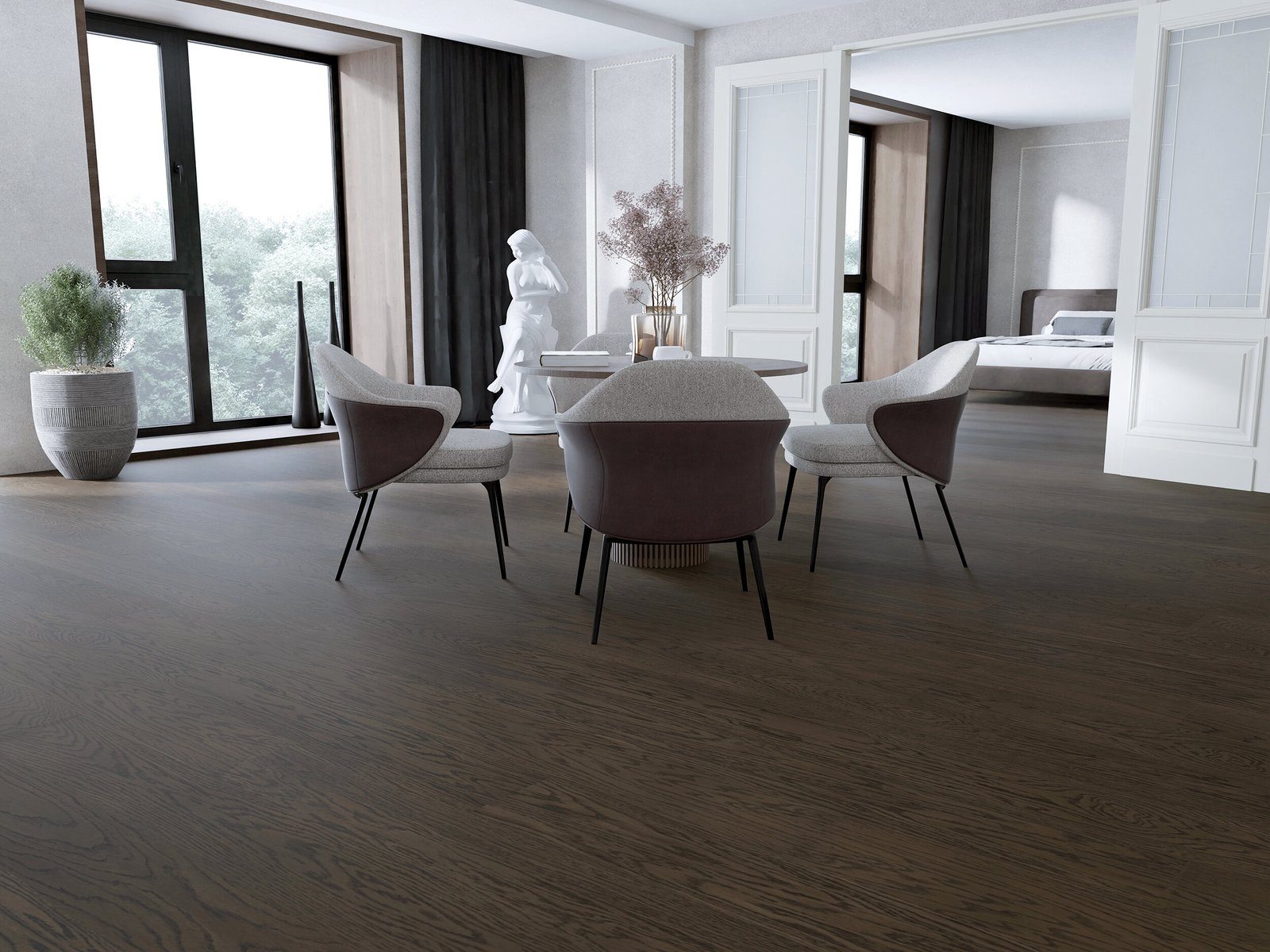 ESTA Parkett Nova Eco Elite Lava Grey – Matt lakk ESTA Parkett Nova Eco Elite Lava Grey – Matt lakk - Bilde 3